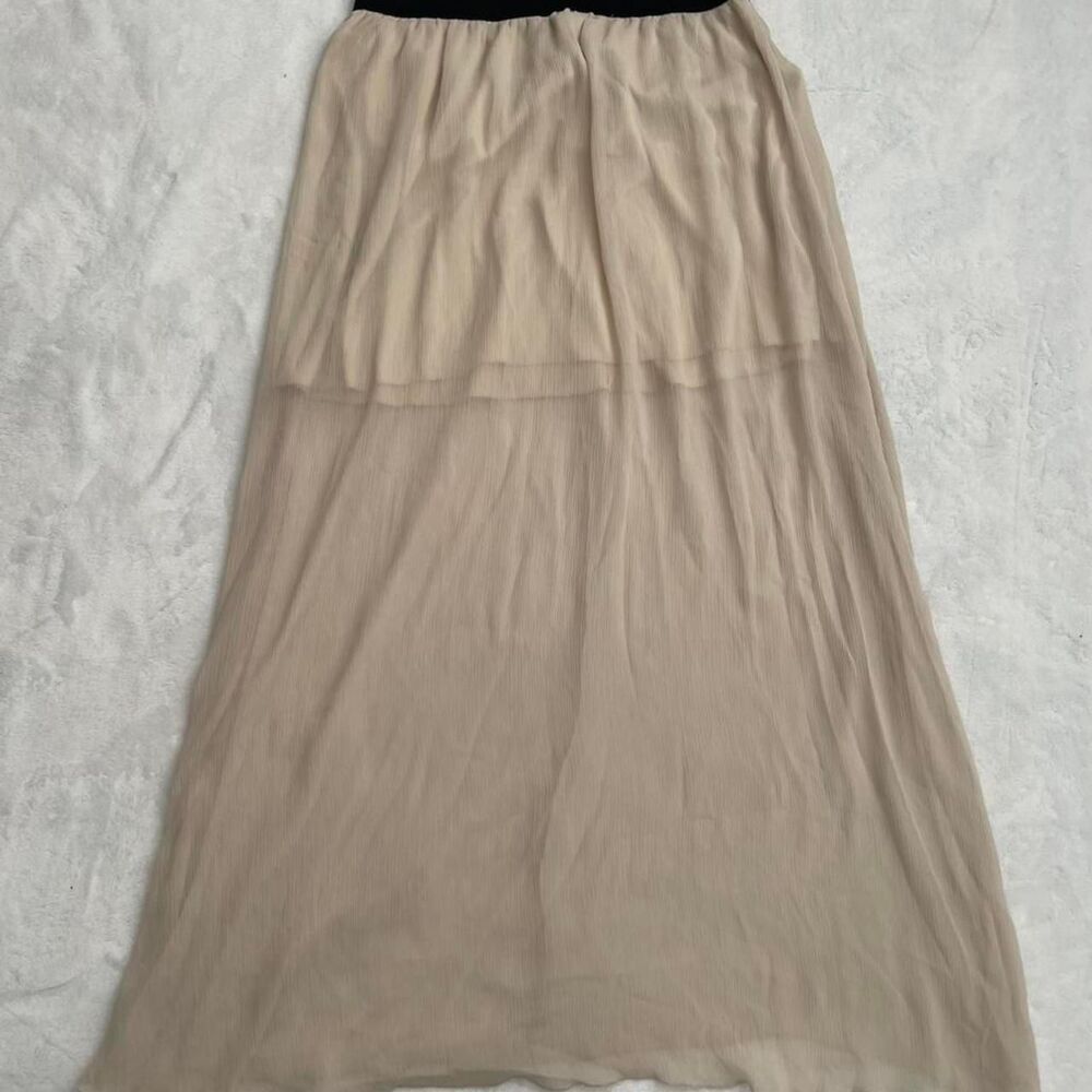 No Boundaries Y2K Maxi Skirt Women's M Sheer Coastal Festival Coquette 00s